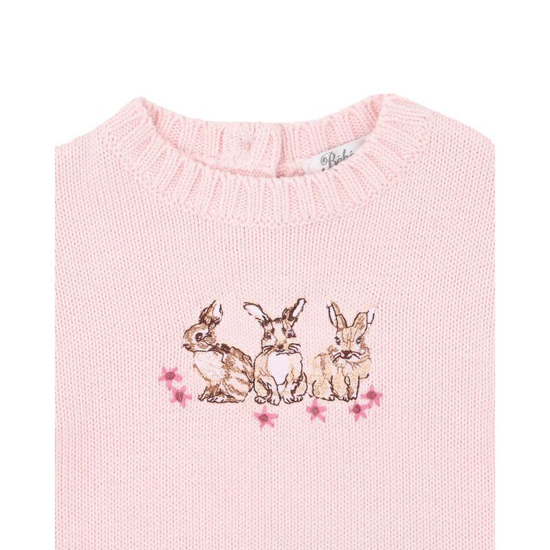 B&eacute;b&eacute; Winnie Emb. Bunny Knitted Jumper image number 2